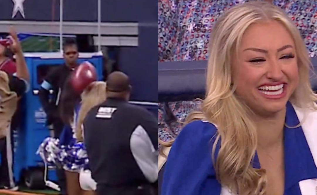 FOTO: Pateador de la NFL da balonazo a porrista