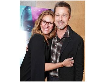 Brad Pitt reaparece más delgado