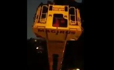 Video. Rescatan a joven que amenazó con arrojarse de edificio en Zona Rosa