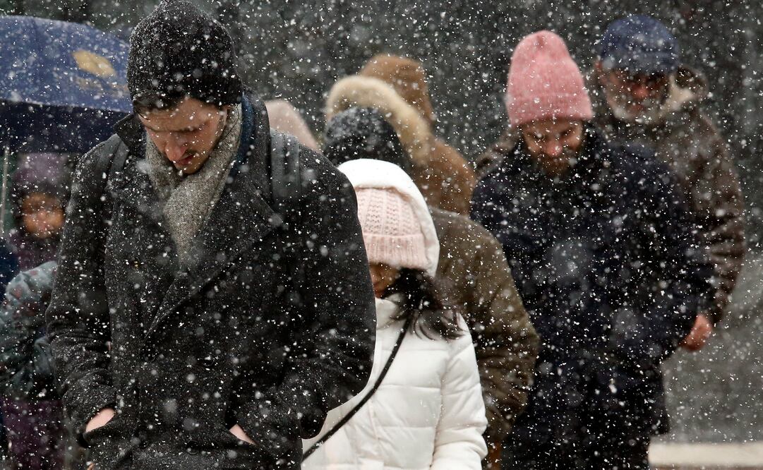 Una fuerte nevada está pronosticada para Nueva York desde este lunes. (Foto: AP)