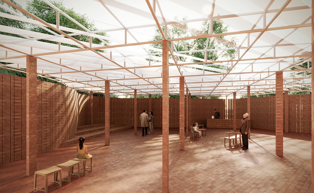 El proyecto se inaugurará el próximo 3 de junio. Foto: © LANZA atelier. Courtesy Serpentine.