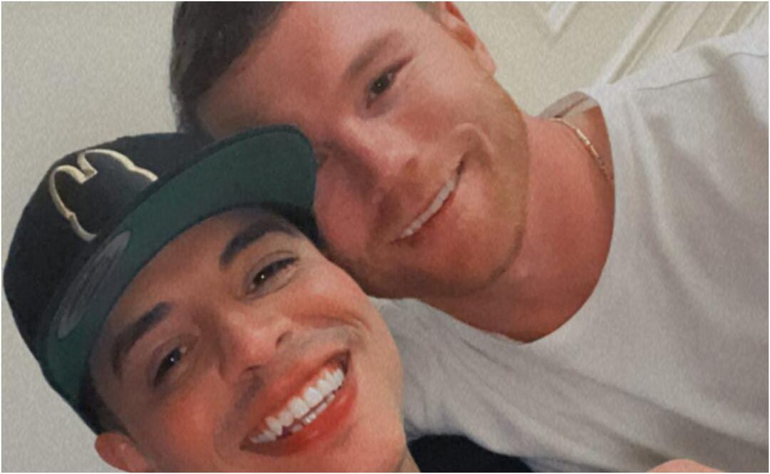 Canelo Álvarez y Eduin Caz presumen amistad / FOTO: Instagram: @Canelo