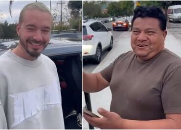 ¡Se confundió! Hombre le pide foto a J Balvin creyendo que es Maluma