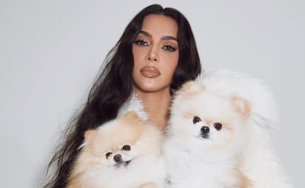 Kim Kardashian modela sensual colección de invierno de su marca