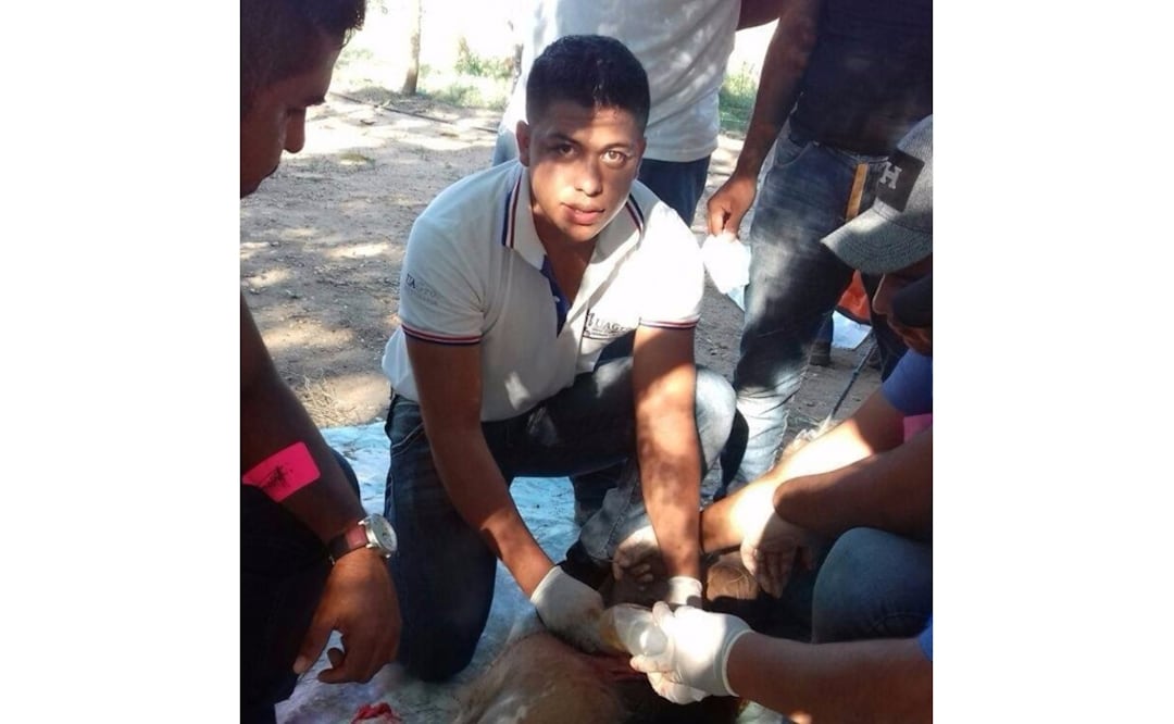 En la imagen, el joven asesinado Jorge Cortés