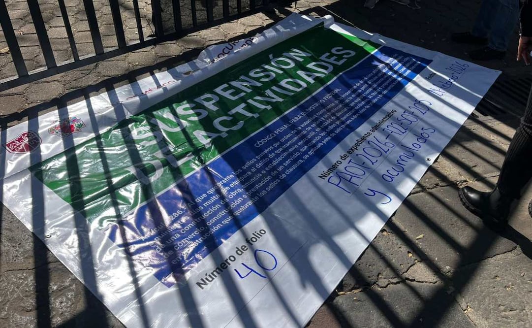 Colocan sellos de suspensión de actividades en Parque Lira; empresa organizadora no presentó las autorizaciones, dice PAOT.
Foto: Especial.