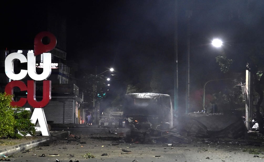 El atentado se produce a una semana de la investidura del presidente electo de Colombia, Abelardo de la Espriella, quien ha prometido enfrentarse con mano dura a los violentos. Foto: AFP