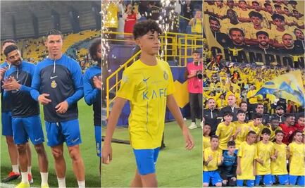 VIDEO: Cristiano Ronaldo y el Al-Nassr realizan homenaje a su hijo por ganar título
