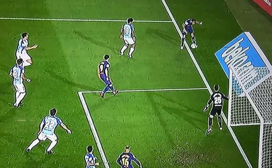 Polémico gol de Deulofeou ante el Málaga