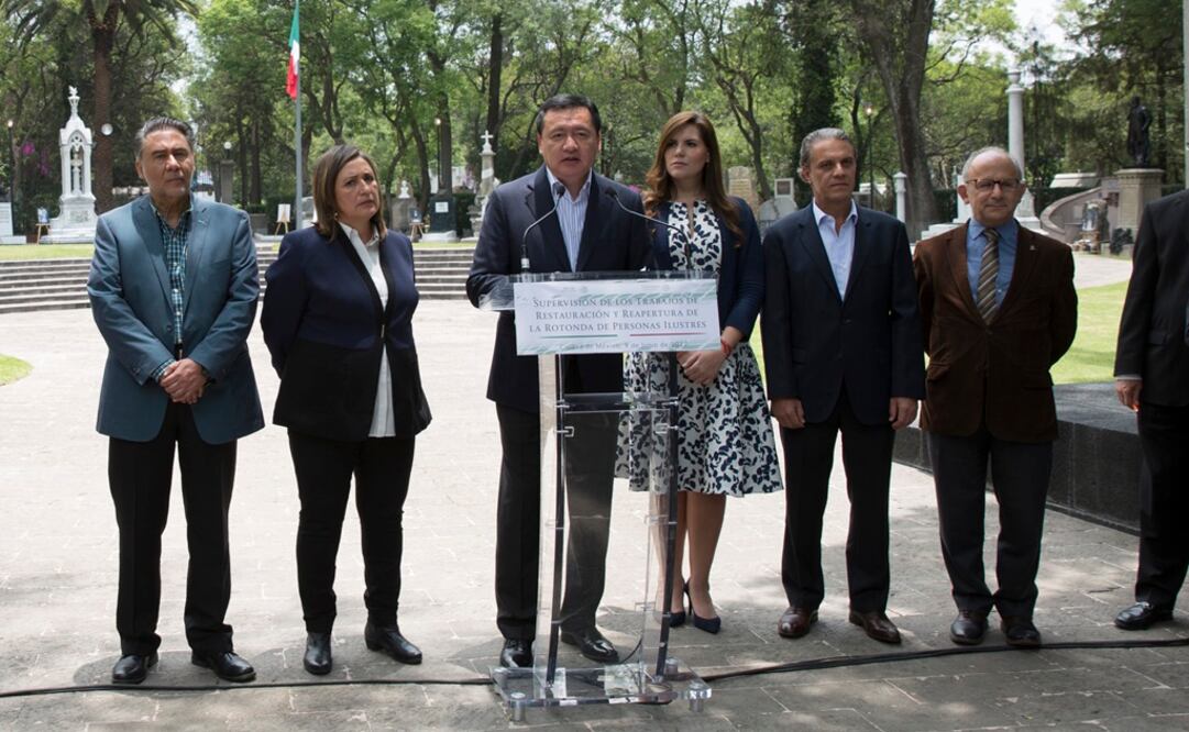 El funcionario federal dirigió un mensaje acompañado de la jefa delegacional en Miguel Hidalgo, Xóchitl Gálvez. /Especial