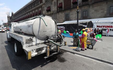 Conagua y Profeco monitorean precio de pipas de agua durante epidemia
