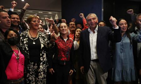 Líderes y legisladores de Morena cierran filas con Claudia Sheinbaum