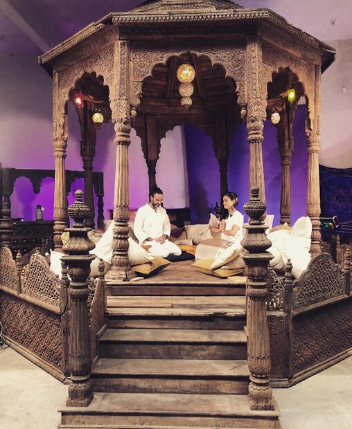 Valentino Lanus dio clases de yoga para un programa emitido en el canal 34 en 2020.
Foto: Facebook