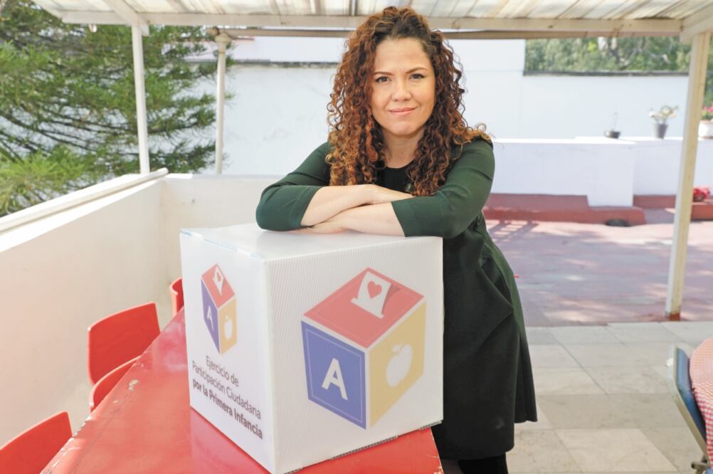 Aranzazú Alonso, coordinadora del Pacto por la Primer Infancia, dijo que buscan que opiniones de los niños se tomen en cuenta para crear políticas públicas. Foto: ARCHIVO EL UNIVERSAL