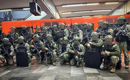 Ejército realiza ejercicio antiterrorista en líneas 1 y 5 del Metro de la CDMX; forma parte del plan para el Mundial 2026