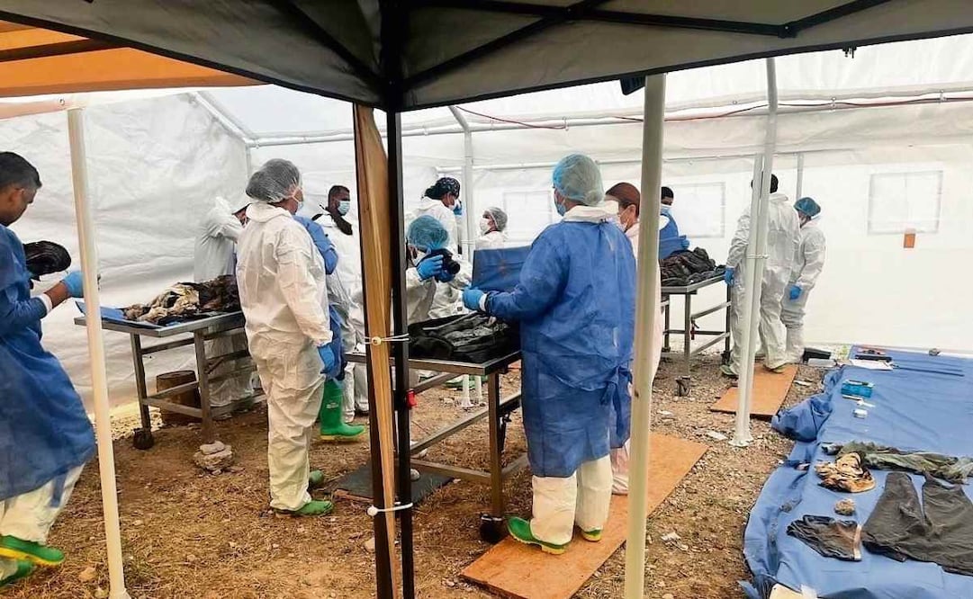 A nueve meses de la localización de 386 cuerpos apilados en el Crematorio Plenitud, la fiscalía aún no termina con la identificación de todos los restos. Foto: Especial