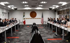 Concluye primera ronda formal de negociaciones México-EU rumbo a revisión del T-MEC; Ebrard destaca "cordial conversación"