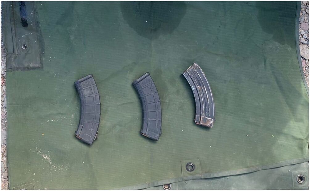 Aseguran armas de fuego y cartuchos en Desierto de Sonora. Foto: Especial