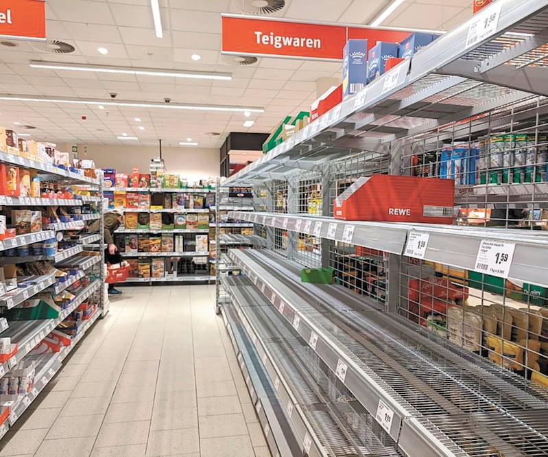 El gobierno alemán decretó el cierre de comercios, excepto, bancos, gasolinerías y supermercados. CORTESÍA