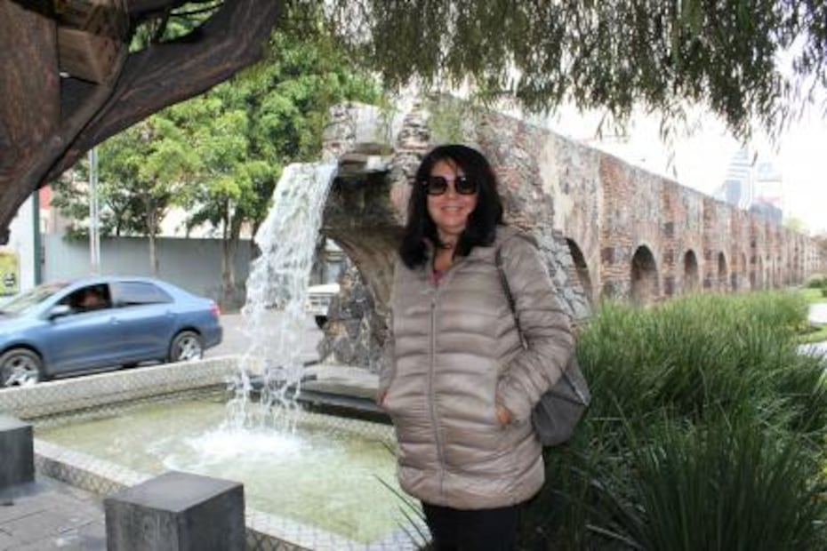 Lo que queda del antiguo Acueducto de Chapultepec