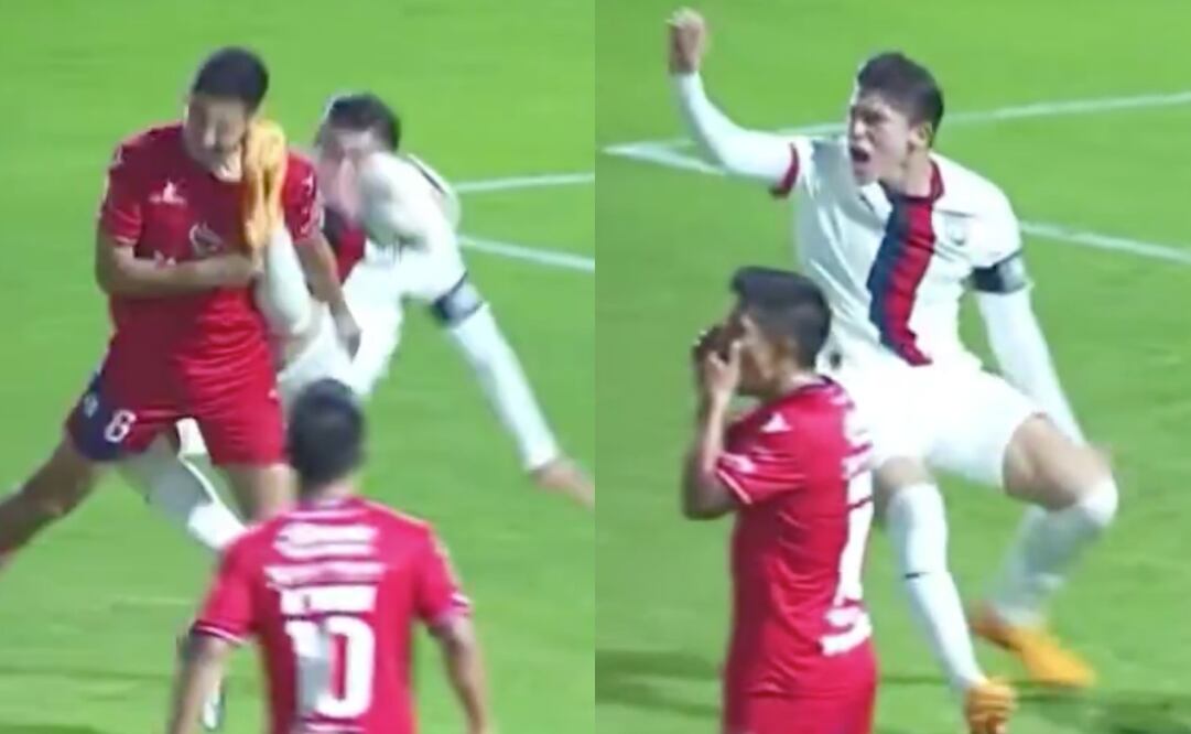 FOTO: La brutal patada en la cara de un jugador de Tapatío a su rival en la Liga de Expansión - ESPECIAL