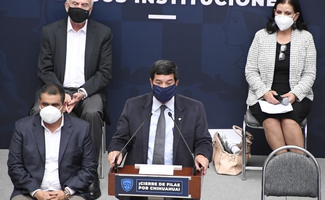 Javier Corral realizó un pronunciamiento a la par de los estados que conforman la Alianza Federalista. Foto: Especial