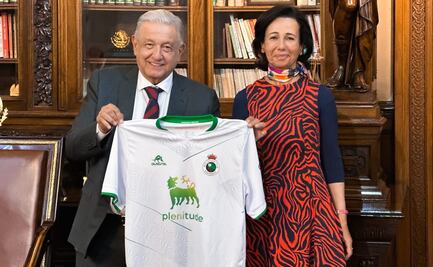 AMLO se reúne con Ana Botín, presidenta de Banco Santander