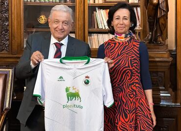 AMLO se reúne con Ana Botín, presidenta de Banco Santander