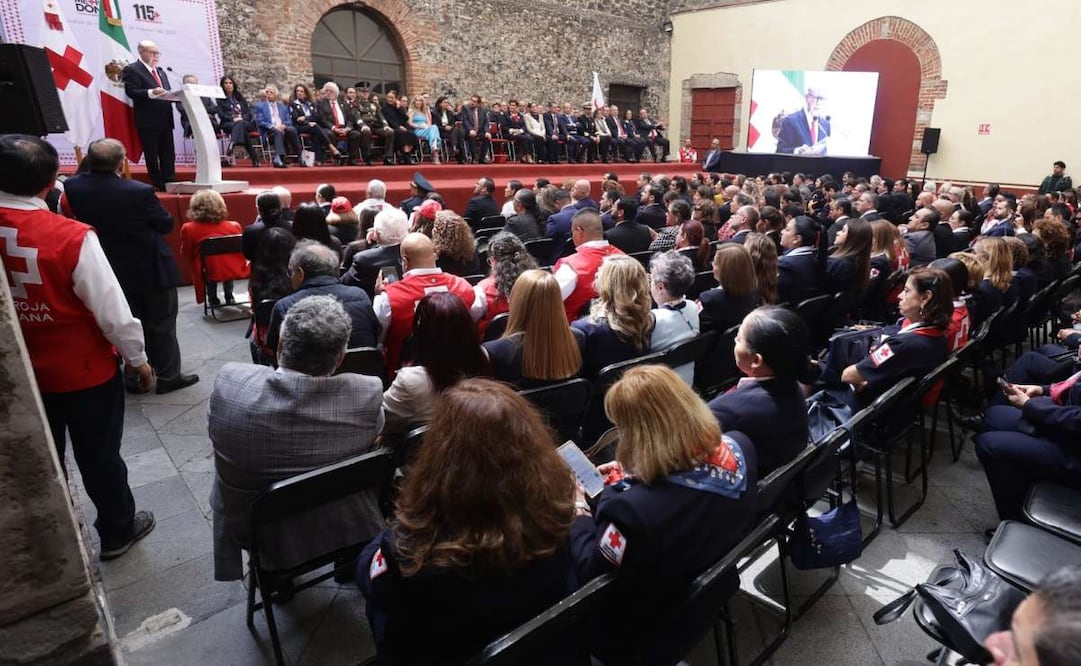 Inicia colecta nacional 2025 de Cruz Roja Mexicana. Foto: Fernanda Rojas/EL UNIVERSAL