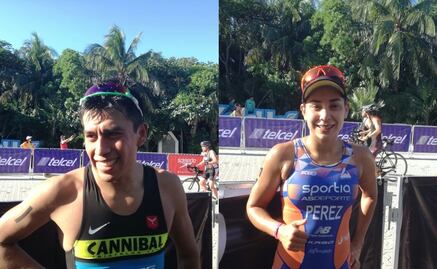 Irving y Cecilia Pérez campeones del Triatlón Xel Há 2017