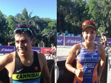 Irving y Cecilia Pérez campeones del Triatlón Xel Há 2017