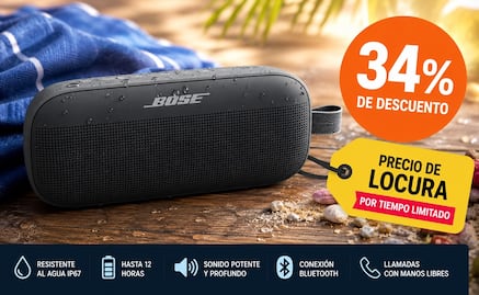 Bocina portátil Bose con precio de locura en Amazon México; aprovecha descuento del 34% por tiempo limitado