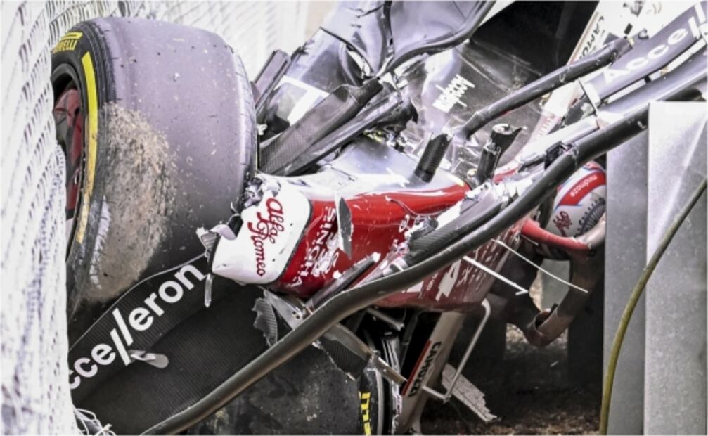 El impactante accidente de f1 en fotos