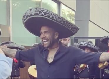 Dani Alves tuvo fiesta en su casa tras haber recibido la libertad condicional en Barcelona