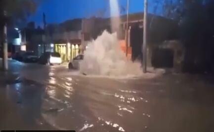 En plena crisis por falta de agua reportan megafuga en Monterrey