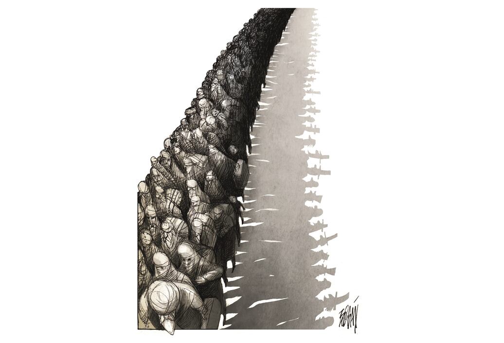 Desplazados y oportunistas