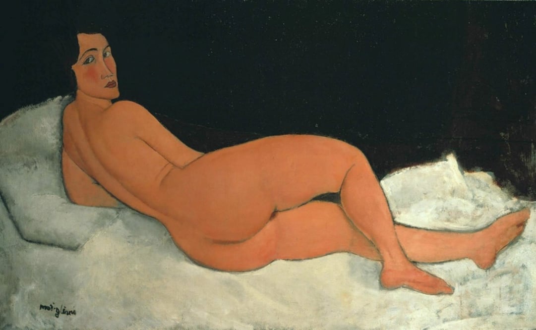“Nu couché” fue pintada hace un siglo y es considerada una de las piezas más importantes de Modigliani. Foto: EFE