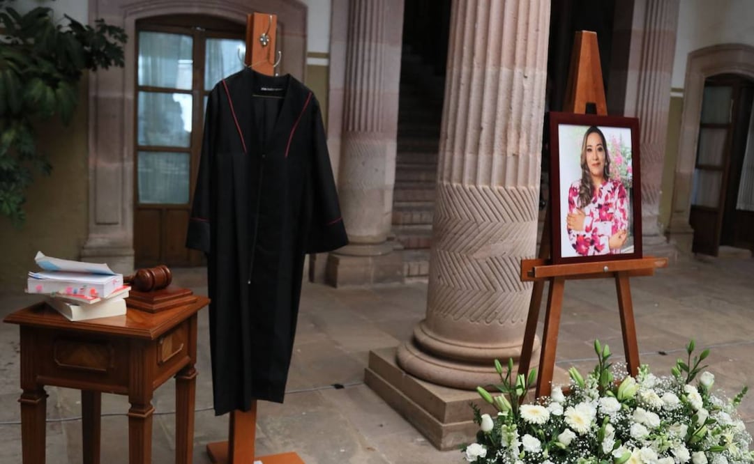 Realizan homenaje póstumo a la magistrada que falleció debido al ataque de abejas en Zacatecas. Fotos: Especiales.