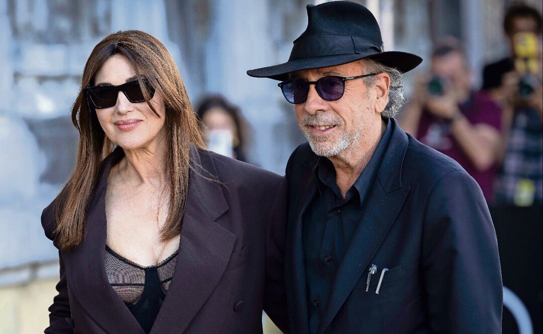 La relación entre Mónica Bellucci y Tim Burton fue discreta. Foto: Archivo EFE.