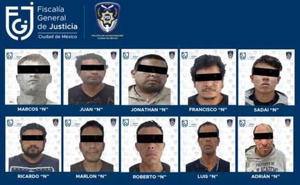 Detienen a 10 por violencia familiar, tentativa de feminicidio y por delitos contra la salud en la CDMX 