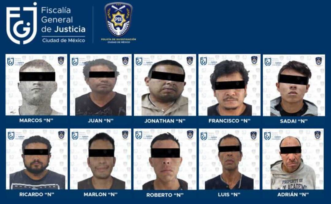 Los hombres fueron notificados de la orden judicial en su contra y, con estricto apego a la normatividad vigente y a los lineamientos de derechos humanos, fueron puestos a disposición de los jueces de control que los requirieron. Foto: Especial