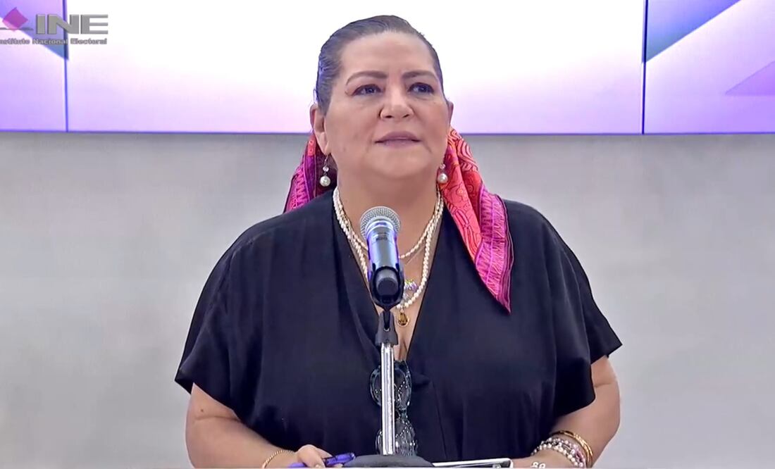Guadalupe Taddei, consejera presidenta del INE. Foto: Captura de pantalla
