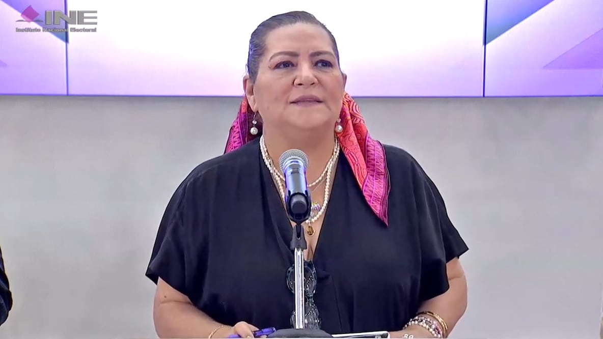 Guadalupe Taddei, consejera presidenta del INE. Foto: Captura de pantalla
