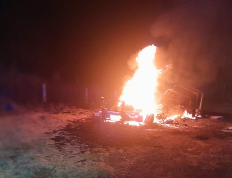 Asesinan a Kristel García Hurtado y escoltas. Foto: Especial