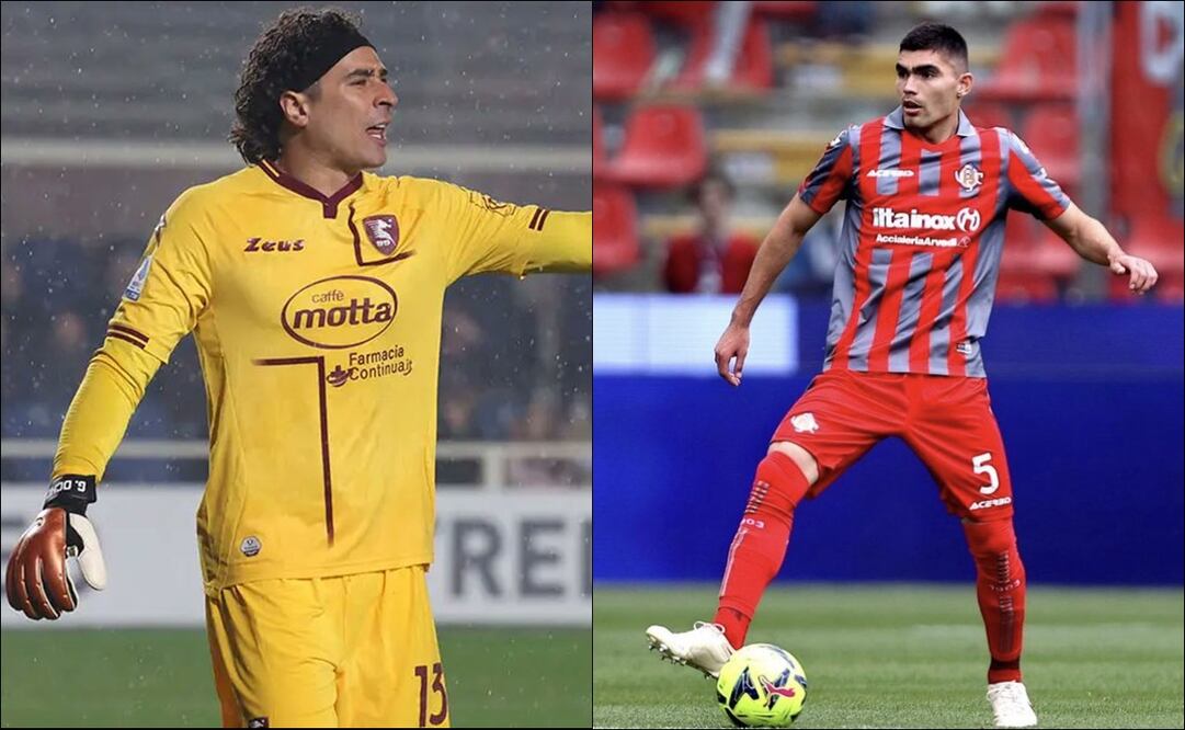Johan Vázquez y Guillermo Ochoa se vieron las caras en Italia / FOTO: ESPECIAL