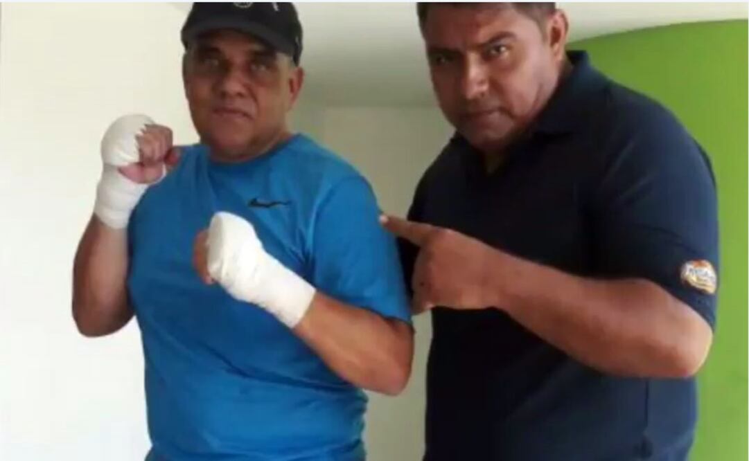 El priísta presumió en Twitter su gusto por el deporte de los puños. /Especial