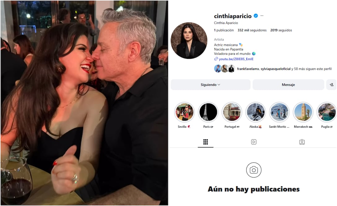 Cinthia Aparicio y Alexis Ayala se separaron, luego de cinco años de noviazgo y casi dos años de matrimonio.
Fotos: Instagram,vía @alexisayala & @cinthiaparicio
