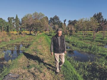 Lo que eran 10 hectáreas de terreno, ahora es un lago; agricultores en Tláhuac pierden cosechas