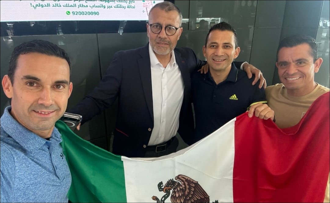 Los árbitros mexicanos están de vuelta en el país / FOTO: Captura de pantalla X (Arbitraje_Mx)