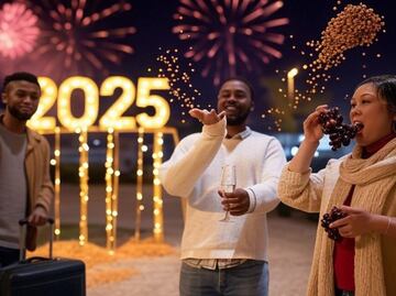Año Nuevo 2025; estos son los mejores 10 rituales para recibir el año con el pie derecho, según la IA